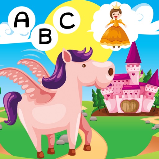 A Game-Mix of Free Learning Challenges For Kids: Memorize, Count, Spell & Find Princess And Horses Icon