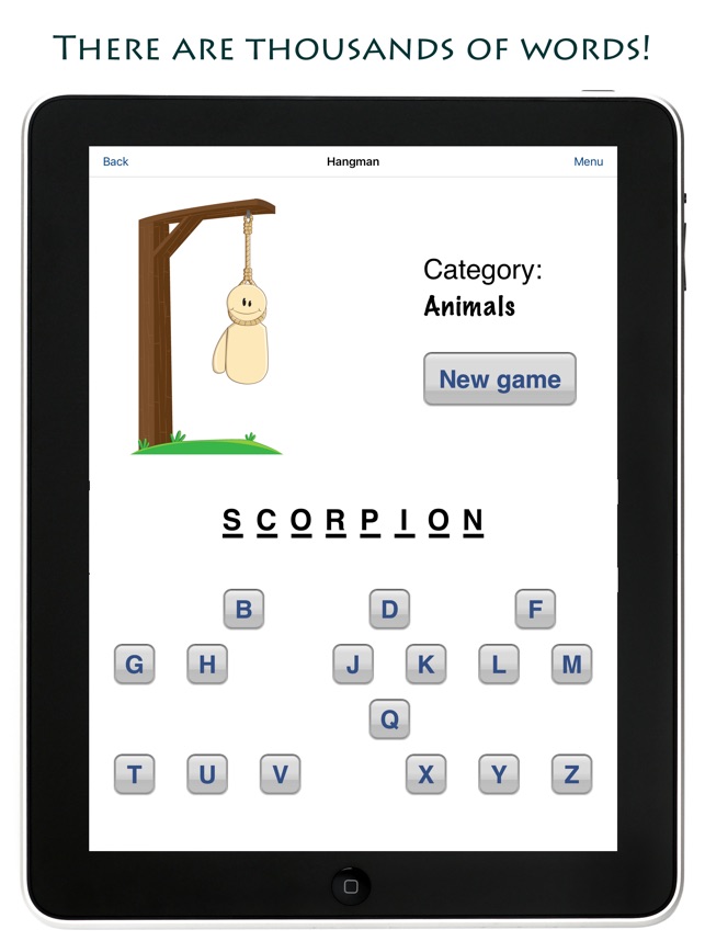 Hangman for iPad - The Best(圖4)-速報App