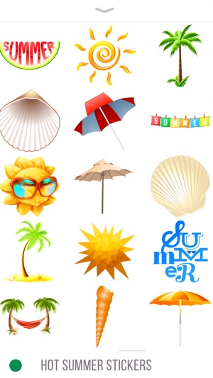 Hot Summer Stickers