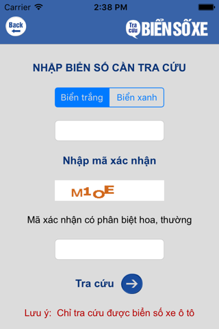 Tra Bien So Xe va Phat Nguoi screenshot 2