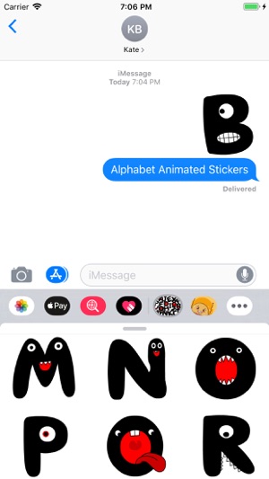 Alphabet Animated Stickers(圖4)-速報App