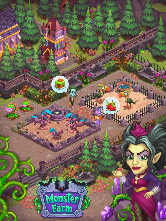 Monster Farm: Ферма - Хэллоуин на iPad