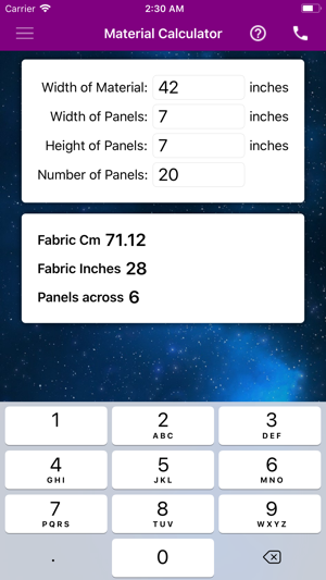 Quick Quilt Calculator(圖2)-速報App