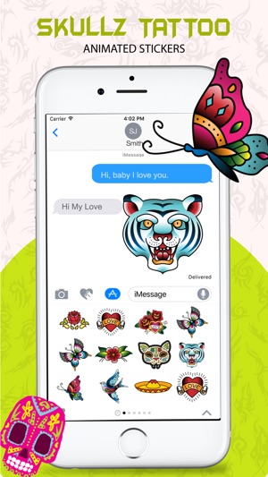 Animated Skulls&Tattoo Sticker(圖5)-速報App