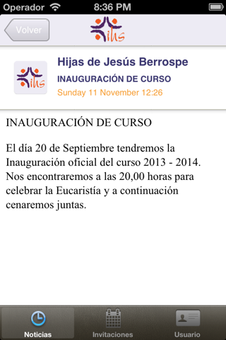 Hijas de Jesús Berrospe screenshot 2