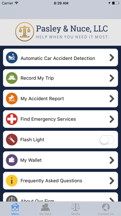 Pasley & Nuce Injury Help App