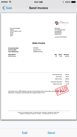 Easy Invoice