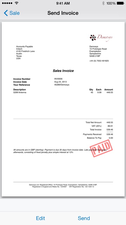 Easy Invoice screenshot-0