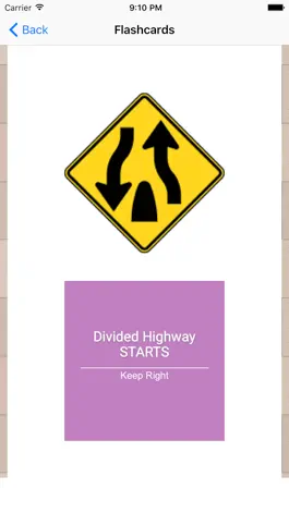Game screenshot KY DMV Road Sign Flashcards apk