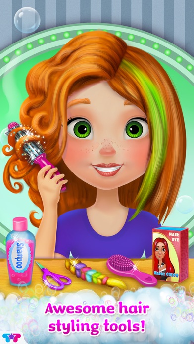 Crazy Hair Salon - Pretty Girl Makeover Screenshot 3