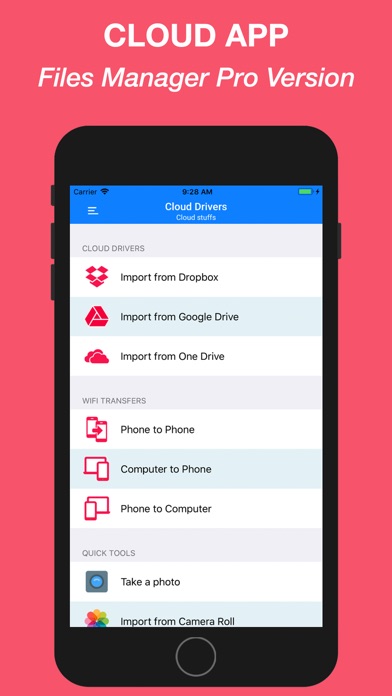 Cloud App : Files Manager screenshot 2