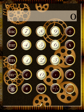Calculator Steampunk - náhled