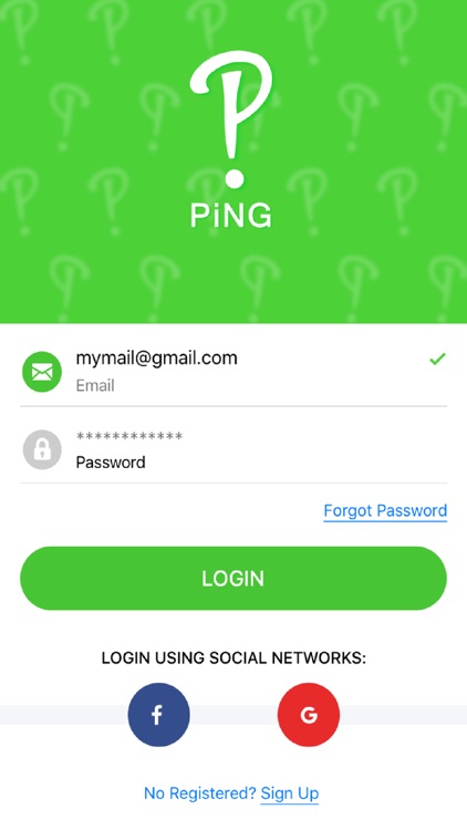 Ping Social App