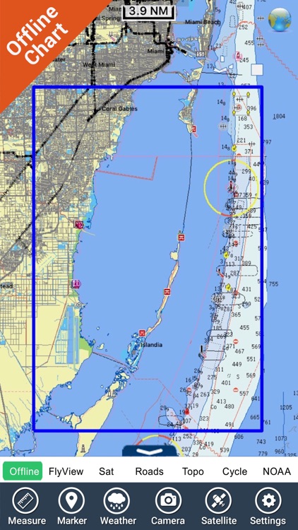 Biscayne National Park - GPS Map Navigator