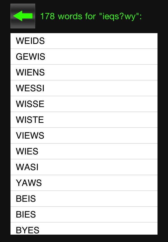 LetMix for Wordfeud (Dutch) screenshot 2