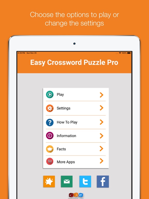 Easy Crossword Puzzle Pro Screenshots