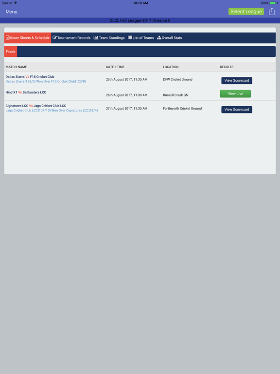 Screenshot #4 pour DLCL Criclive