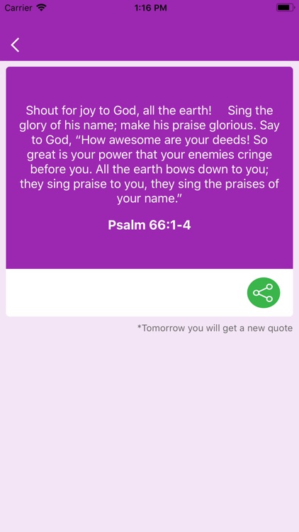 Daily Psalms Bible Verses