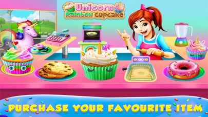 ユニコーン 虹 カップケーキのおすすめ画像4