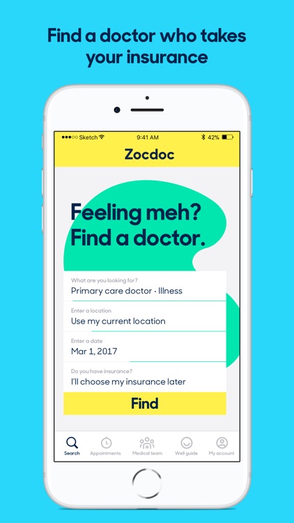 Zocdoc: Find a Local Doctor