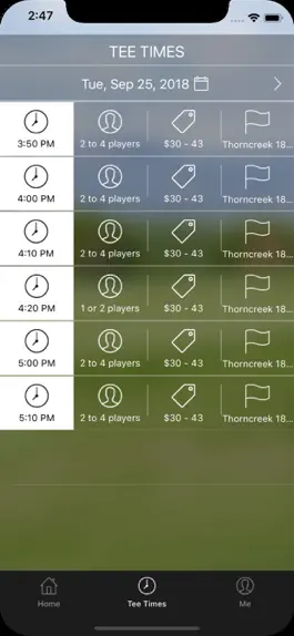 Game screenshot Thorncreek Golf Tee Times hack