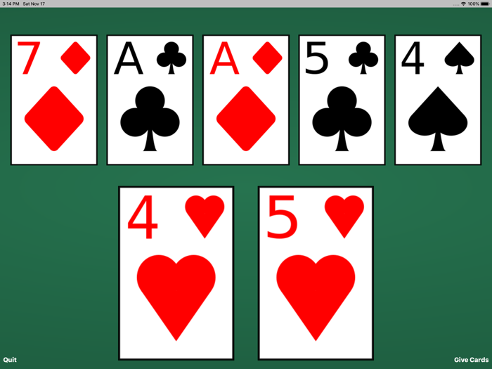 Cards for Poker