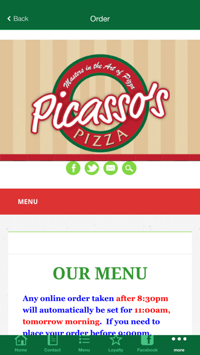 PICASSO'S PIZZA screenshot 4