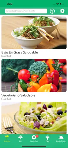Captura de Pantalla 2 Libro de recetas saludables iphone