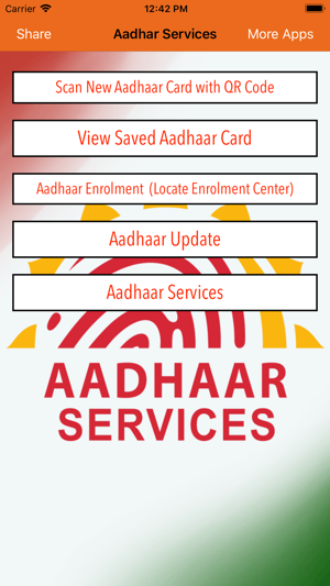 My Aadhaar Services