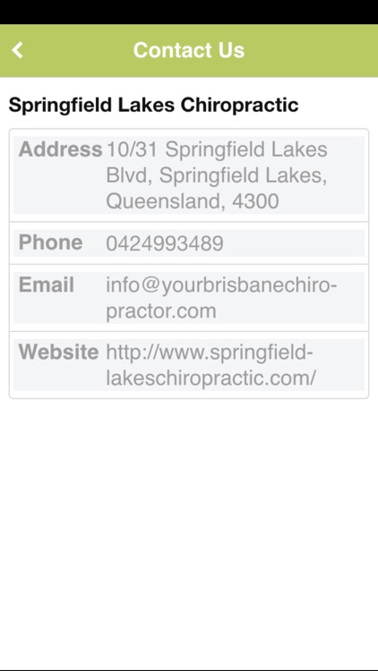 Springfield Lakes Chiropractic screenshot-3