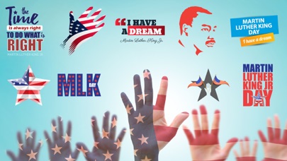 Martin Luther King Day Sticker screenshot 2