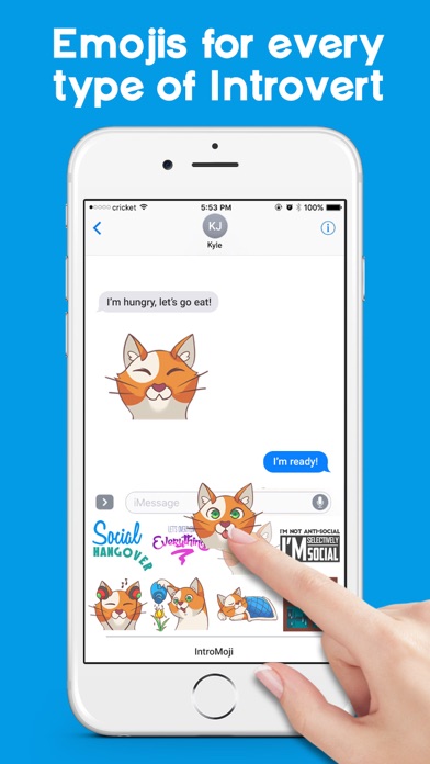 IntroMoji - Emojis & Stickers for Introverts screenshot 2