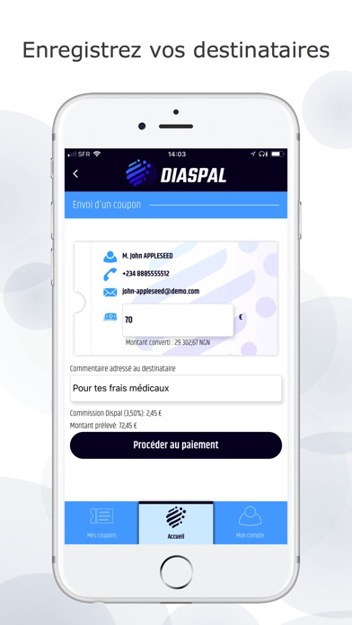 Diaspal screenshot 2