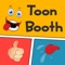 Funny Cartoon Face Photo Booth - Comic Book Photography from Crazy Toon Stickers for your Pictures