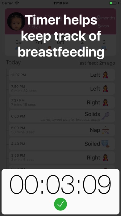 BabyPad - Newborn Tracking App screenshot 3