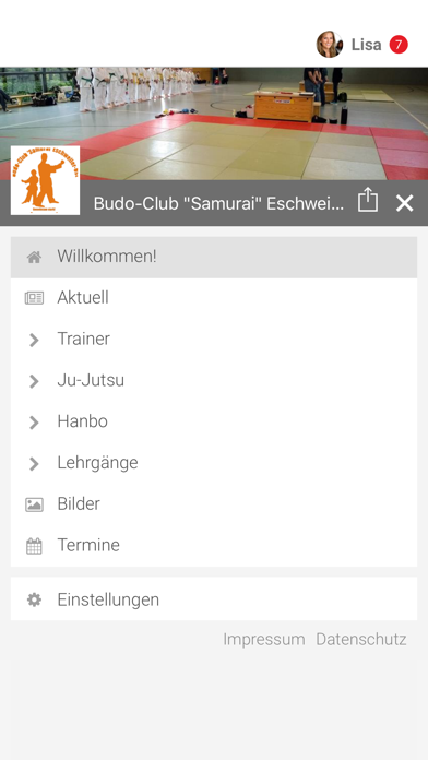Budo-Club Eschweiler 1973 e.V. screenshot 2