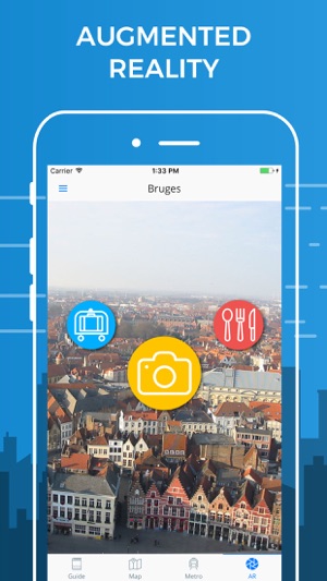 Bruges Travel Guide with Offline Street Map(圖2)-速報App