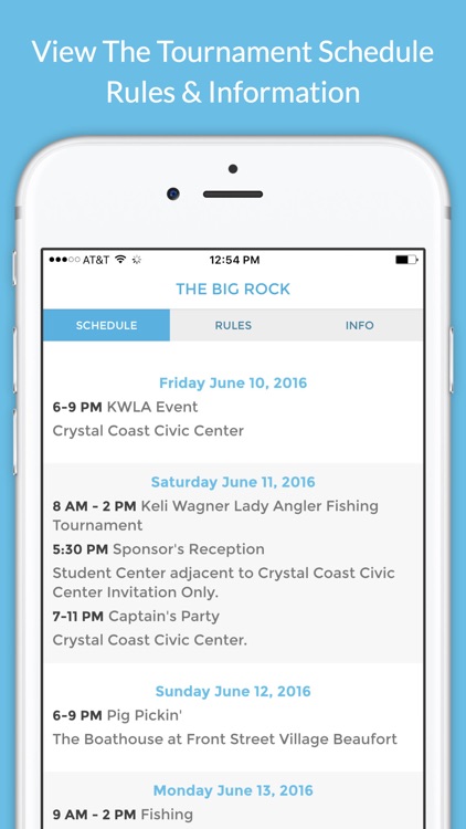 The Big Rock Tournament