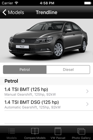CarSpecs VW Passat 2015 screenshot 2