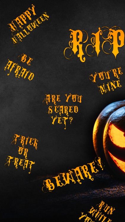 Halloween Word Stickers