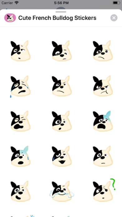French Bulldog Emoji Stickers! screenshot 3