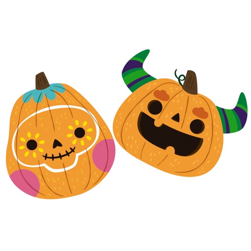 Mix Halloween & Emoji Stickers