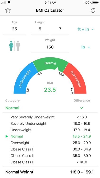 BMI Calculator – Pro