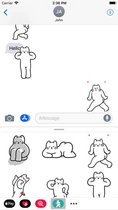 Weird Cat Animated Stickers screenshot 3