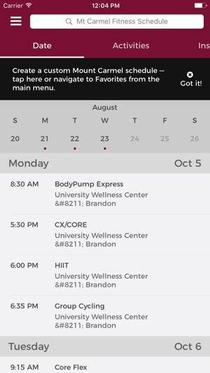 Mount Carmel Fitness(圖2)-速報App