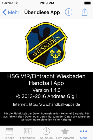 HSG VfR/Eintracht Wiesbaden screenshot 4