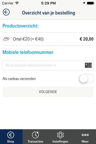 Ortel Mobile Nederland screenshot 3