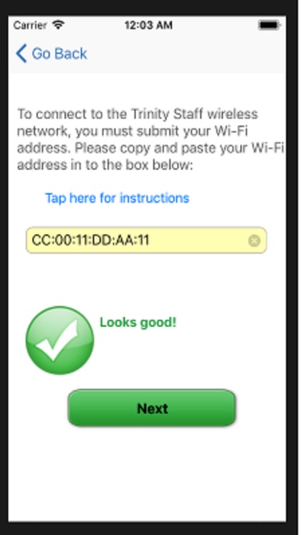 TCD Wifi Registration