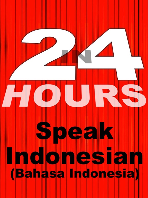 In 24 Hours Learn Indonesian iPad In 24 Hours Learn Indonesian iPad