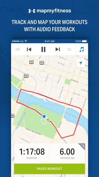 Map My Fitness - GPS Workout Trainer & Tracker